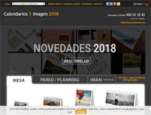 Tablet Screenshot of calendariosconimagen.com
